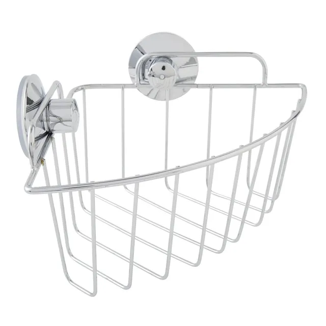 Levasseur Andy étagère bain angle ABS chromé argent