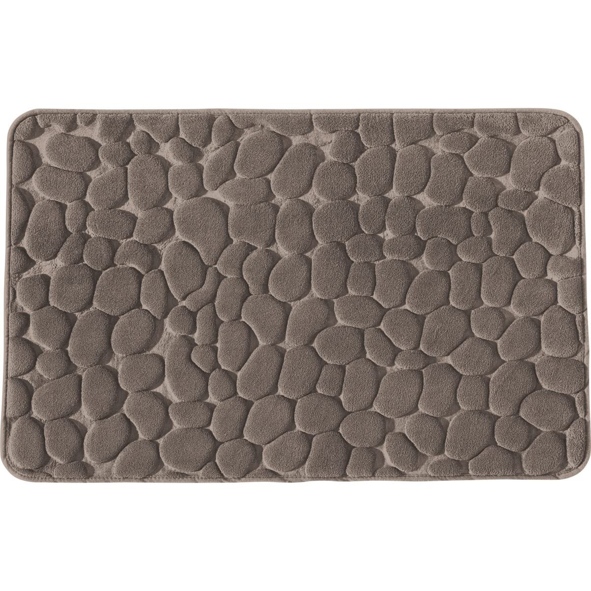Levasseur Mineral Tapis de Bain Taupe 50x80cm Mémoire