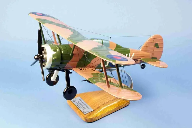 La Boutique du Pilote Gloster Gladiator MKI maquette bois 1/24 80Sqn