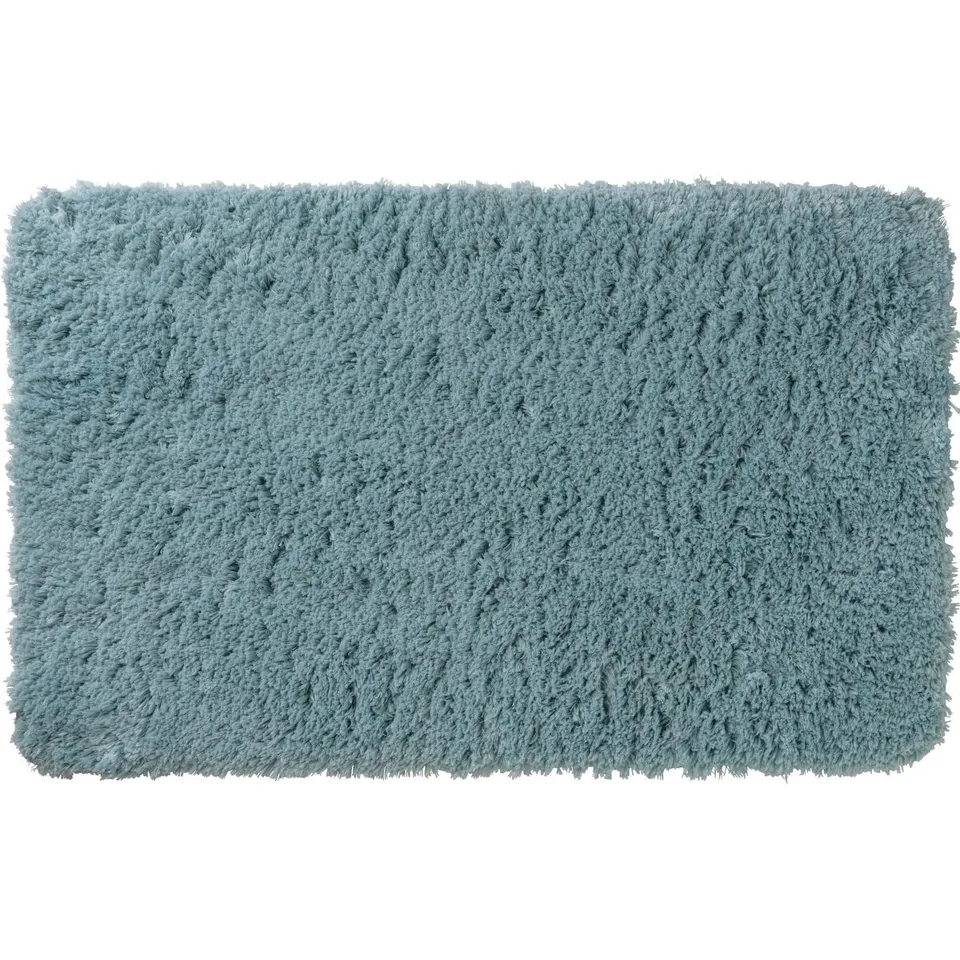 LEVASSEUR Guy tapis de bain polyester 50x80cm bleu Topaze Nuage