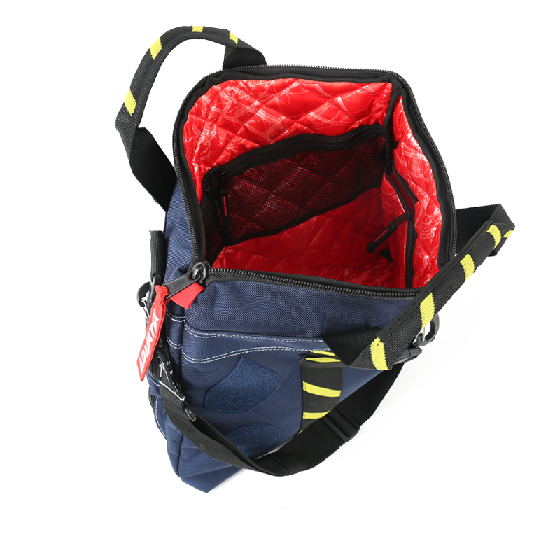 Dimatex Sac Furtif sac pilote bleu jaune 45x45cm