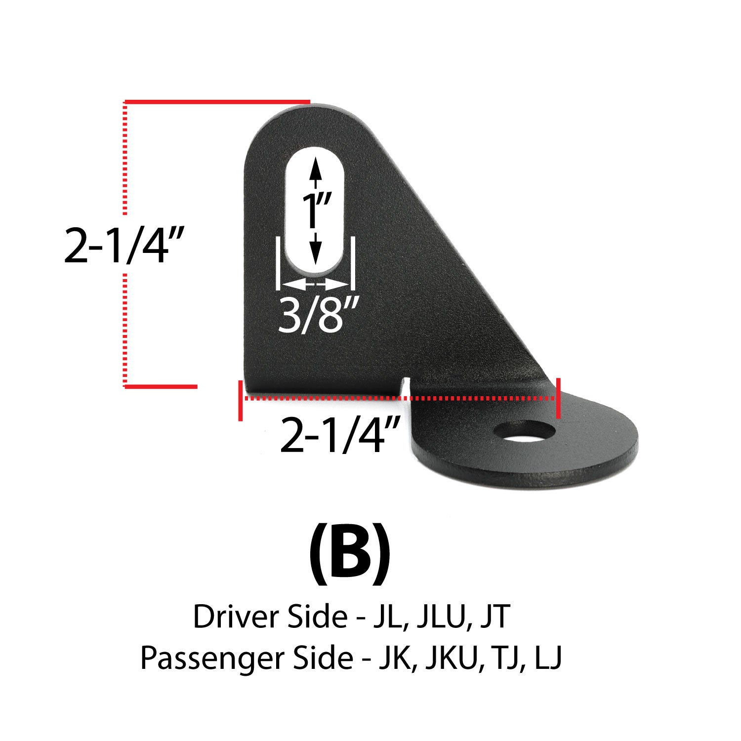 Rugged Air Accessory Mounts support antenne Jeep Wrangler TJ JK JL