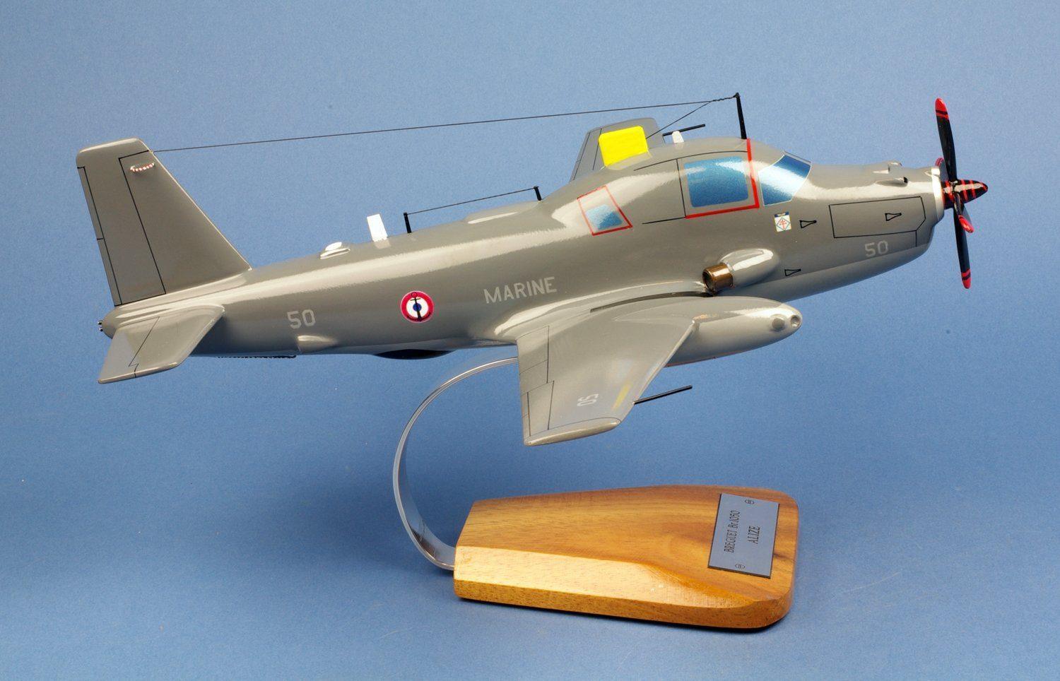 Breguet 1050 Alizé maquette avion bois 1/40 Aéronavale