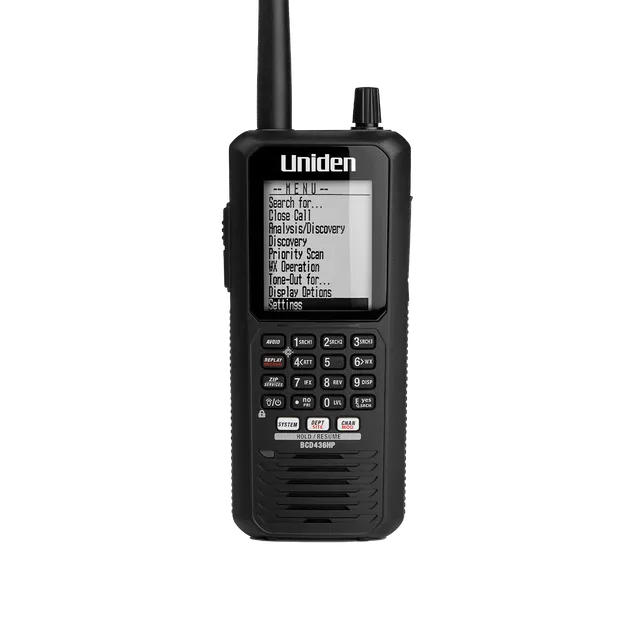 Uniden BCD436HP scanner numérique portable trunking P25