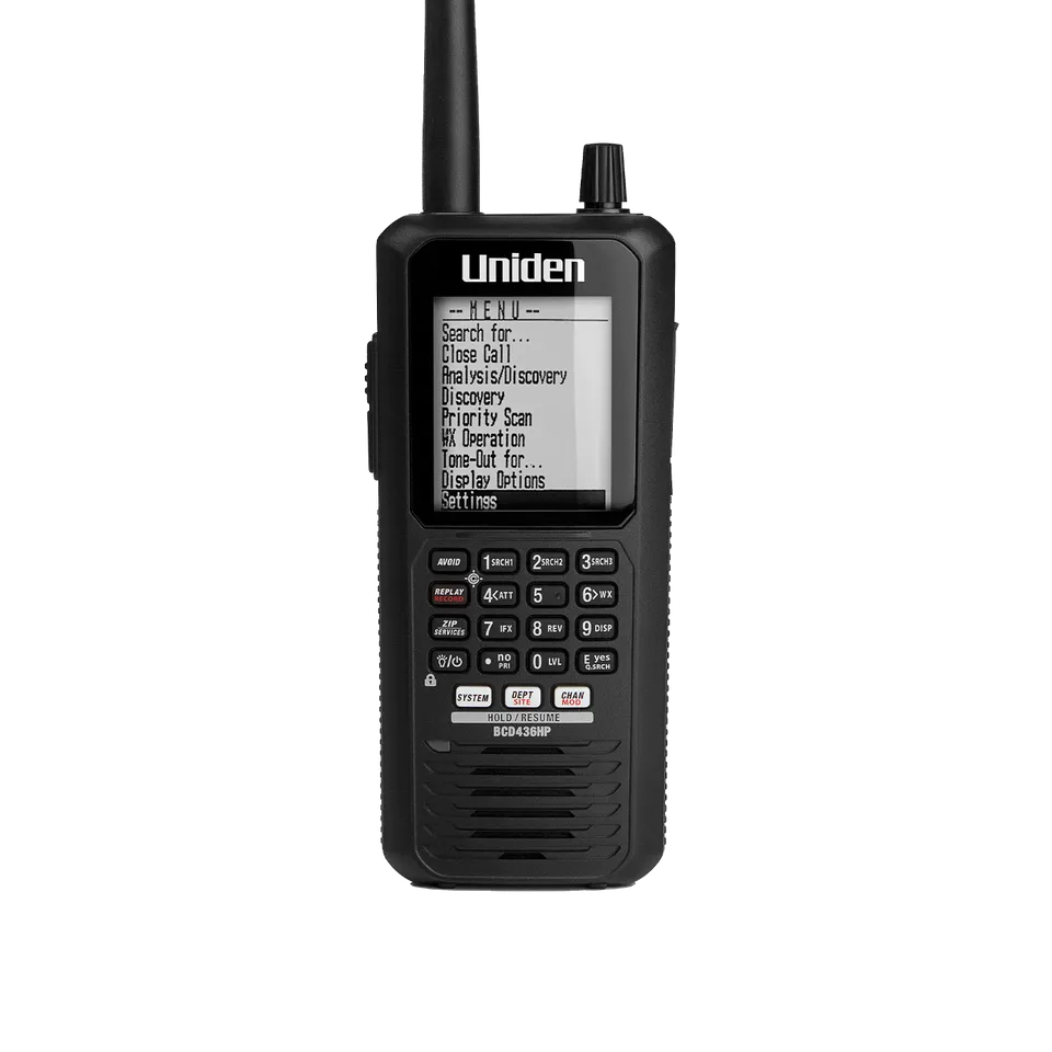 Uniden BCD436HP scanner numérique portable trunking P25