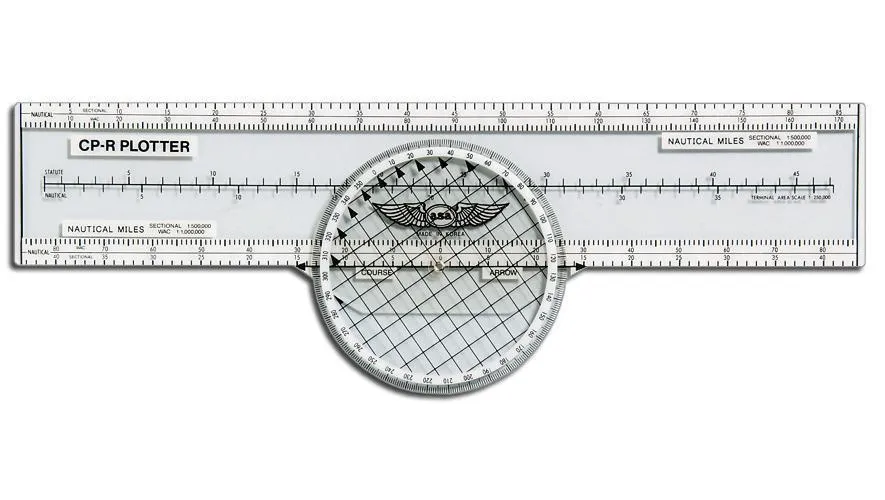 La Boutique du Pilote Plotter CPR 340mm rapporteur mobile ASA