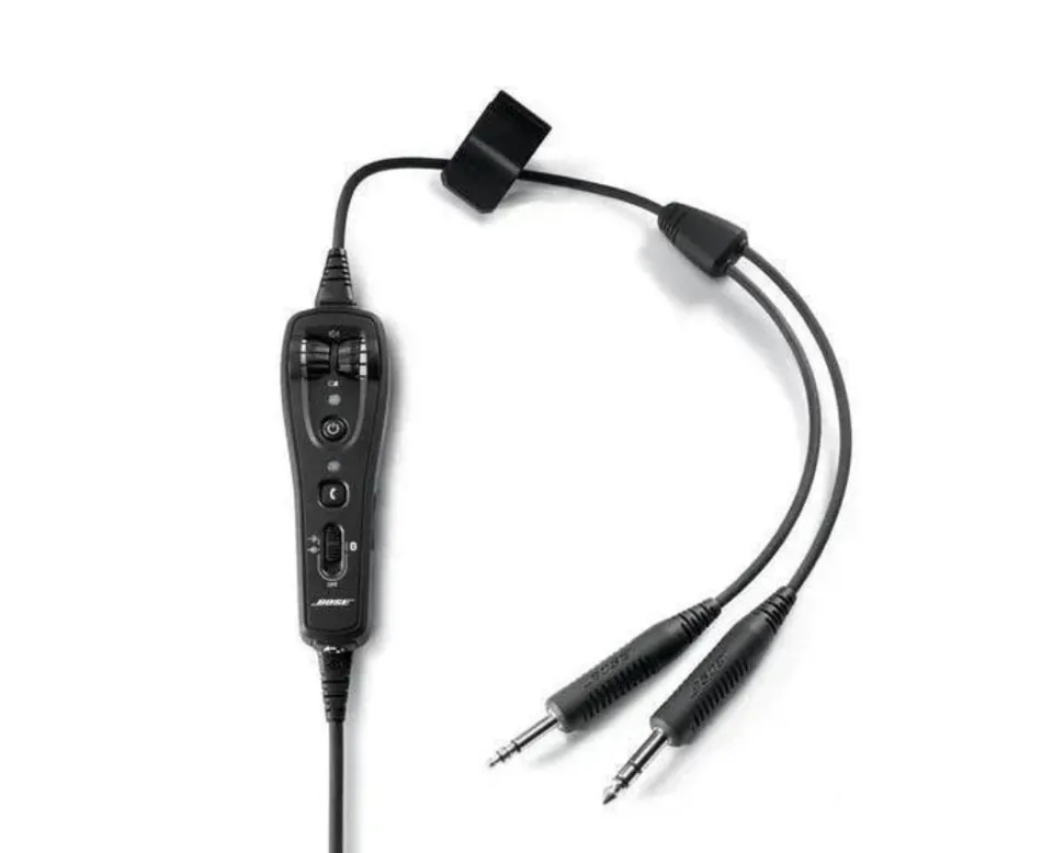 Bose A30 Câble double jack aviation générale Bluetooth