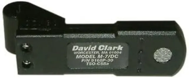 David Clark M-7 Micro casque pilote remplacement DC