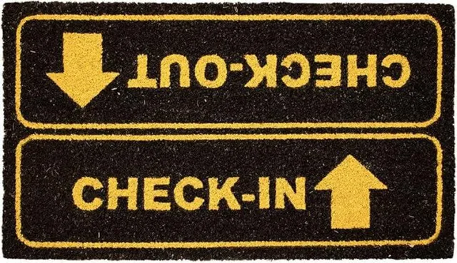 iTotal Check-in Check-Out paillasson 40x70cm aéroport
