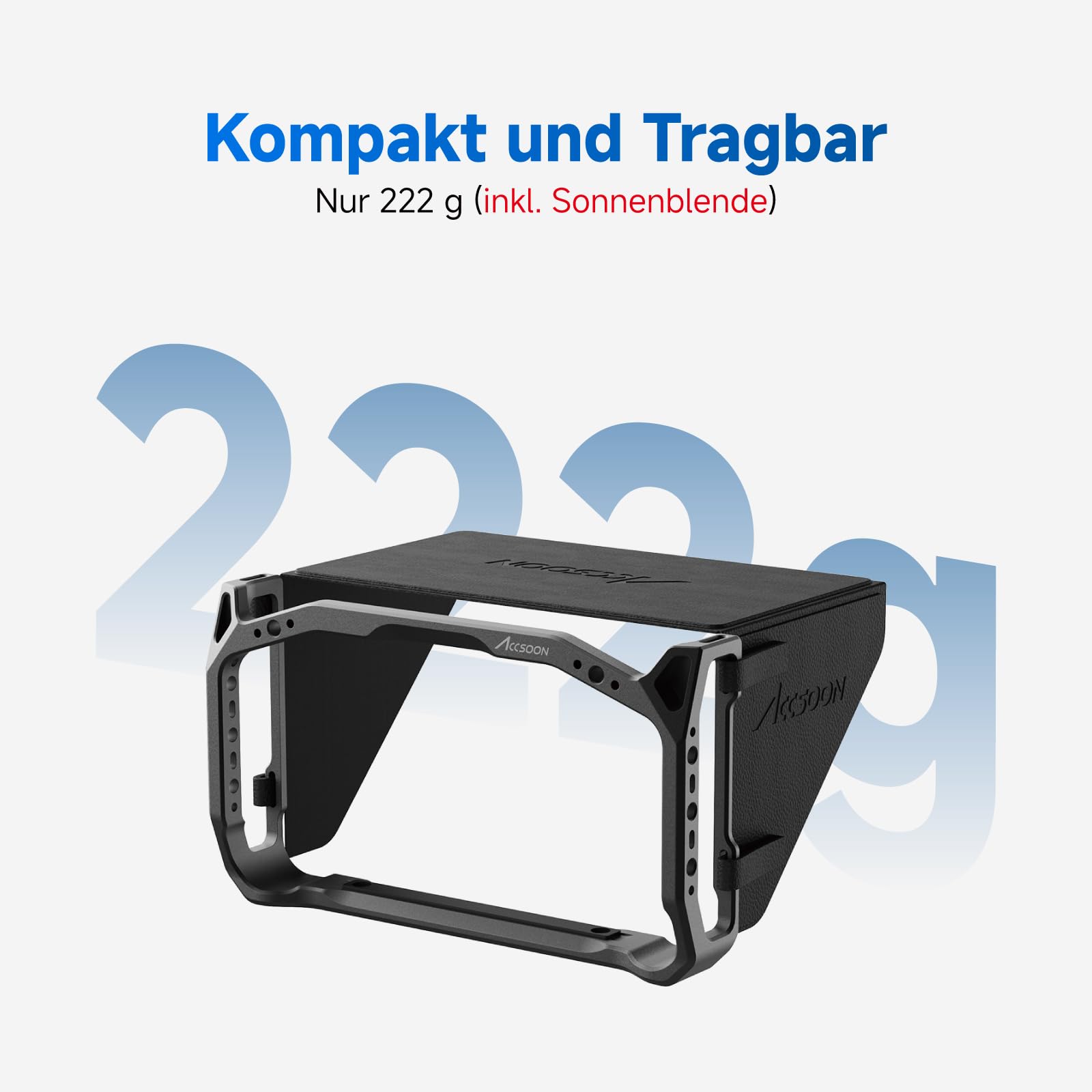 Accsoon Cage moniteur pare-soleil CineView M7/M7 Pro