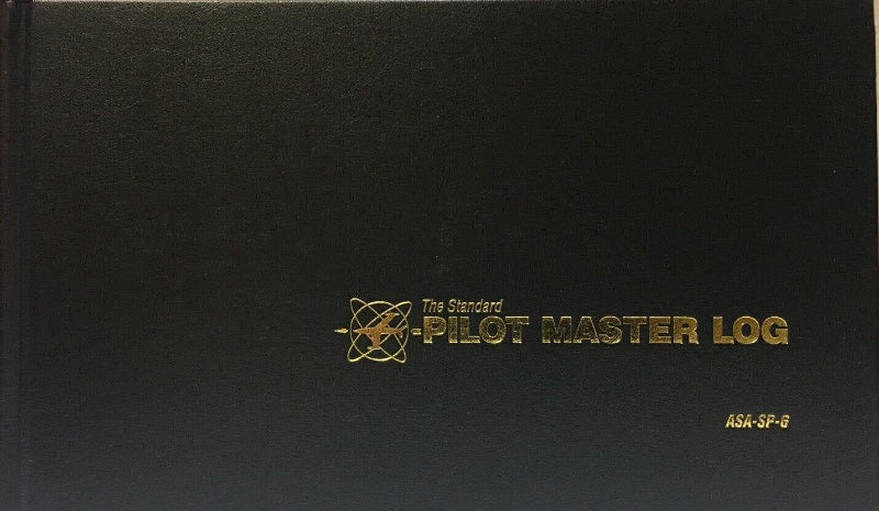 ASA Pilot Master Log SP-6 carnet de vol rigide noir