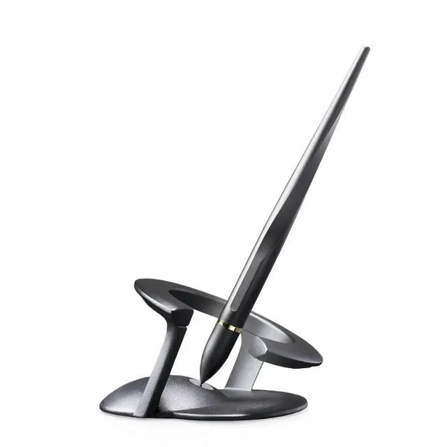 Novium Hoverpen Interstellar Space Black stylo plaqué or 18k