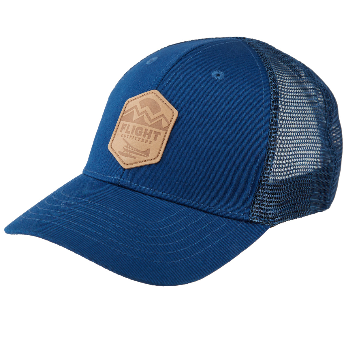 Flight Outfitters Wild Blue Yonder casquette trucker cuir