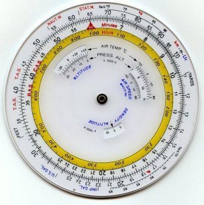 Airtour CRP-6 computer mécanique navigation 115 mm