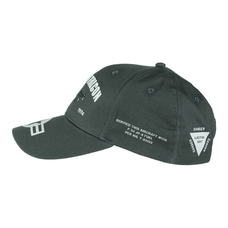 La Boutique du Pilote Tenue et voyage casquette F16 Falcon grise