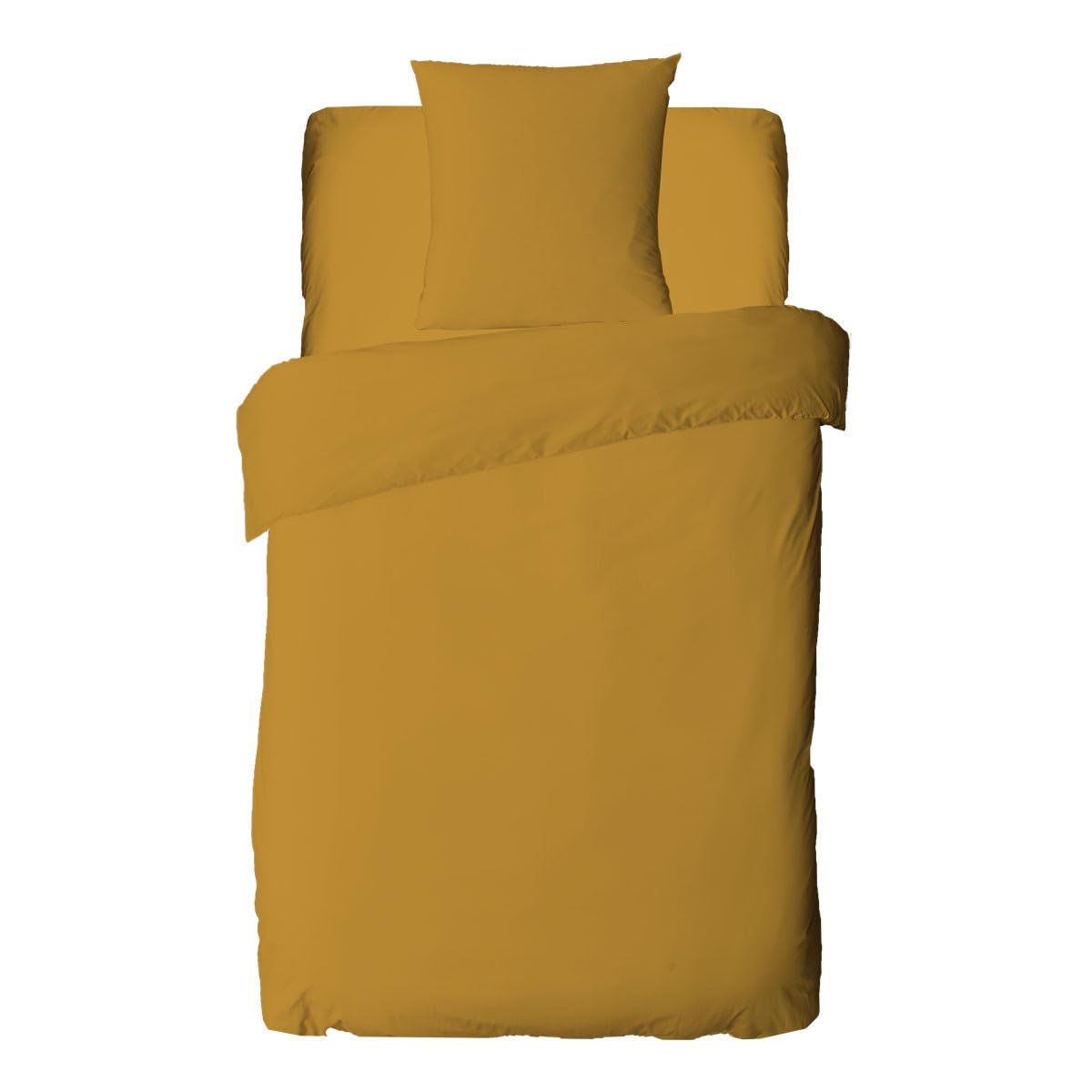 LEVASSEUR drap housse coton miel 90x190cm 100% coton 57 fils