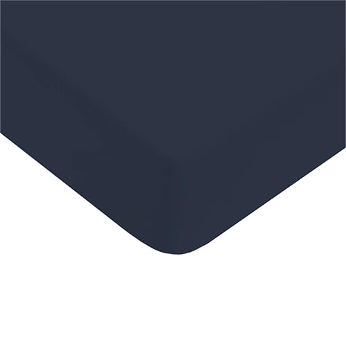 LEVASSEUR drap housse coton encre 140x200cm 100% coton 57 fils