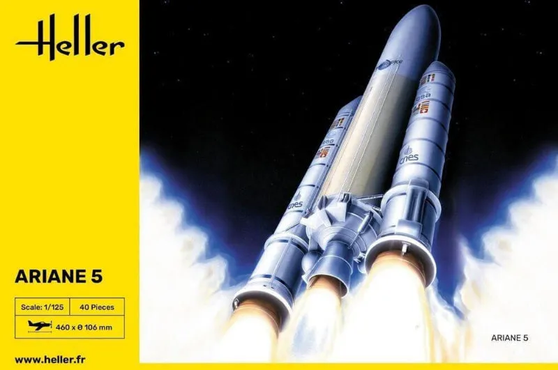 Heller Ariane 5 maquette plastique 1/125 à construire