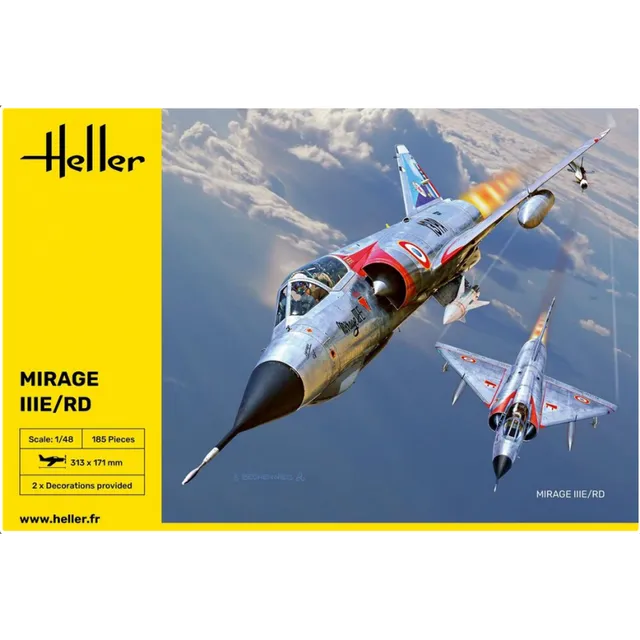 La Boutique du Pilote Heller 30422 Mirage IIIE/RD kit maquette 1/48