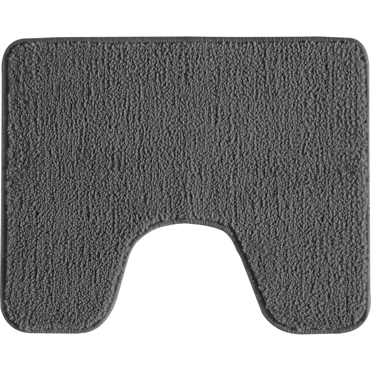Levasseur Polynésie lot 2 tapis de bain anthracite 50x80 antidrap