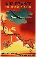 Air France carte postale French Airlines 10x15 musée