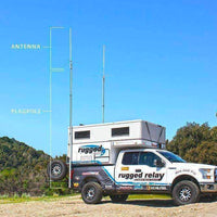 Rugged Air UHF antenne fibre Base Camp 400-470 MHz 6 ft