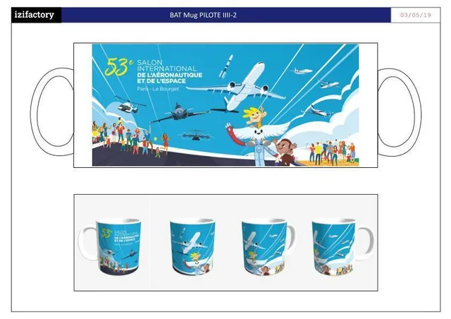 SIAE Aleo mug tasse aviation officielle