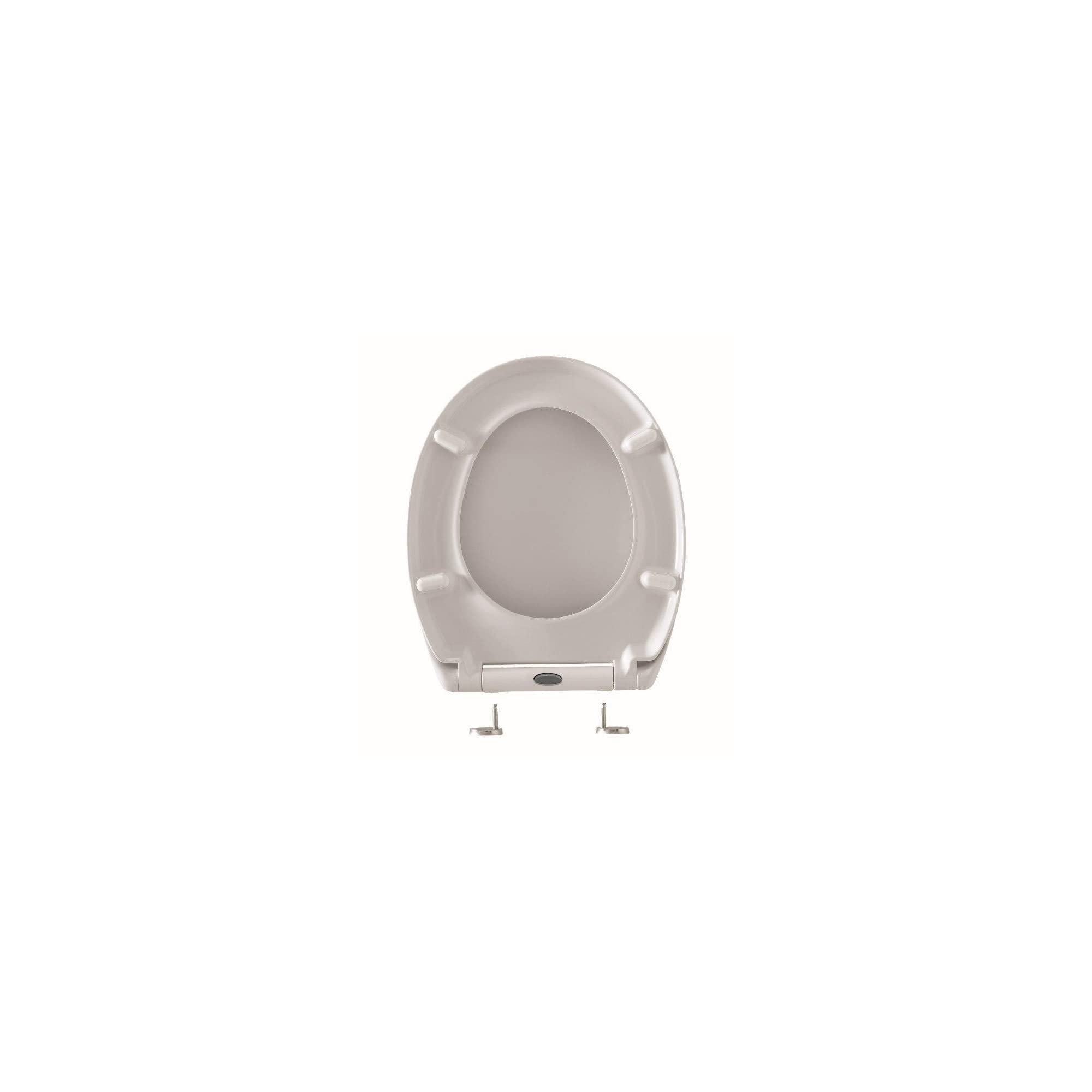 Levasseur Lumos abattant WC LED blanc thermodur 45,4x37
