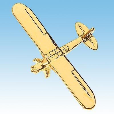 Piper J.3 Cub pin's doré 2,5 cm écrin