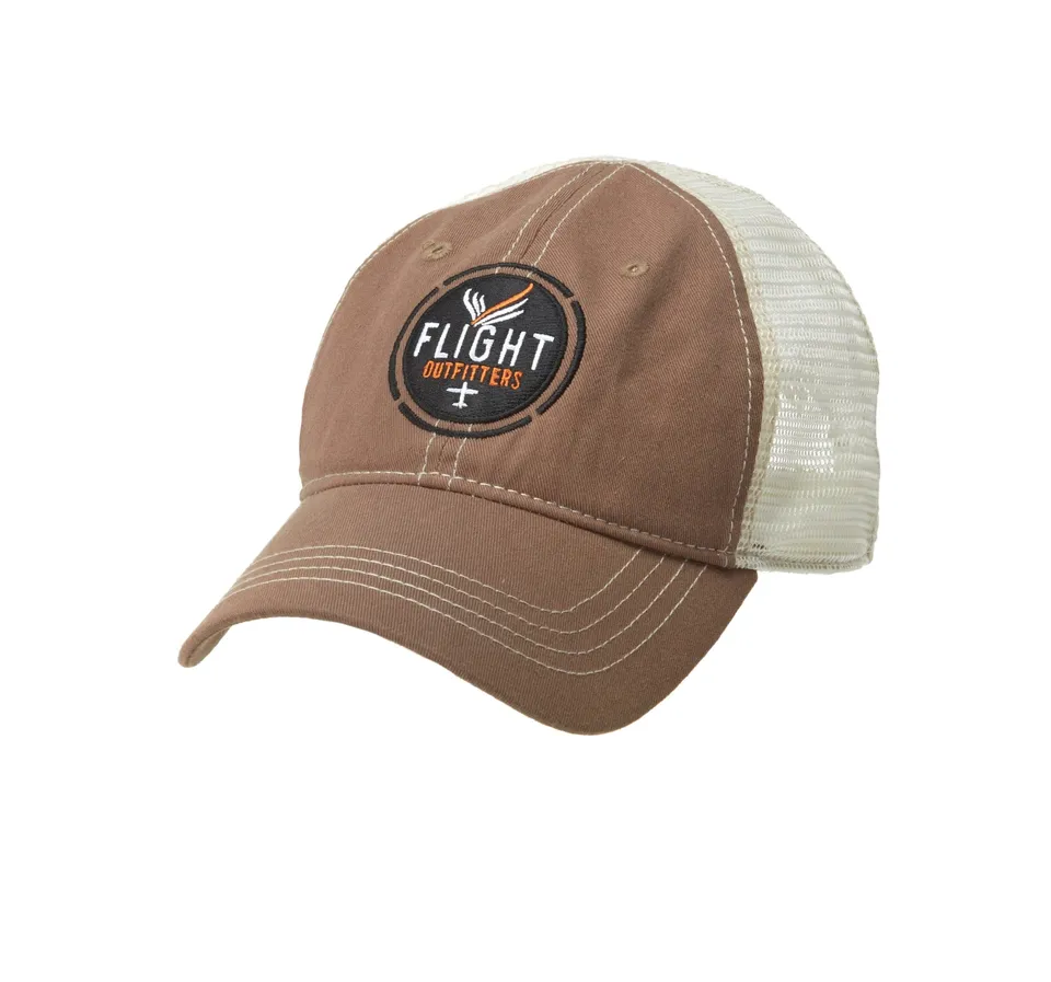 Flight Outfitters Brown Trucker casquette marron snapback