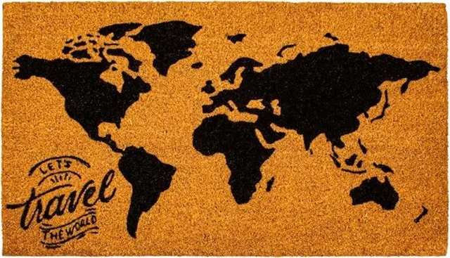 iTotal Paillasson Carte Monde tapis entrée décoration