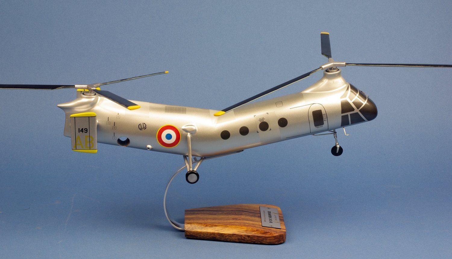 La Boutique du Pilote H-21 Shawnee maquette bois 1/40 hélicoptère
