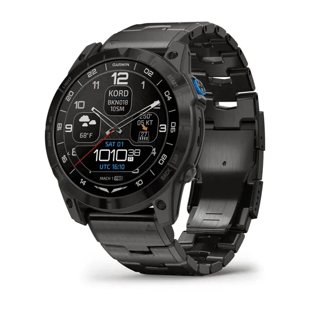 Garmin D2 Mach 1 Pro montre aviateur AMOLED titane 51 mm