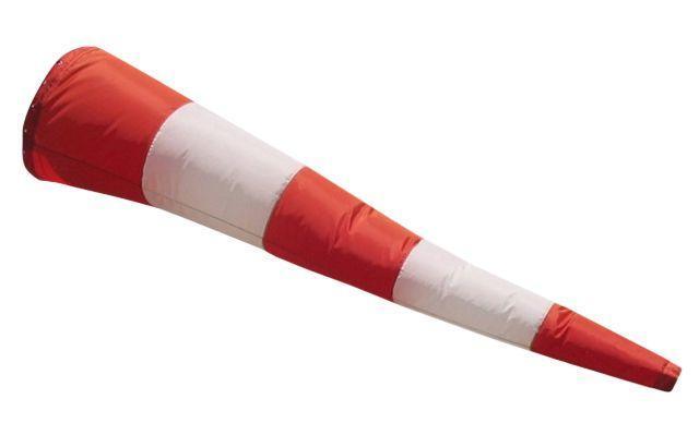 La Boutique du Pilote Manche à Vent Rouge Blanc 33 cm Rhovyl