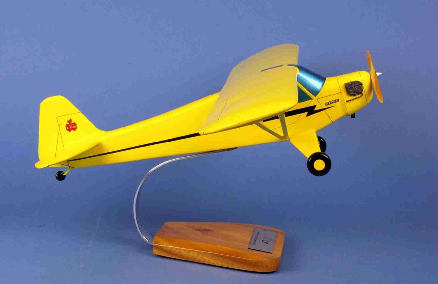 La Boutique du Pilote Piper J3 Cub maquette bois 36 cm