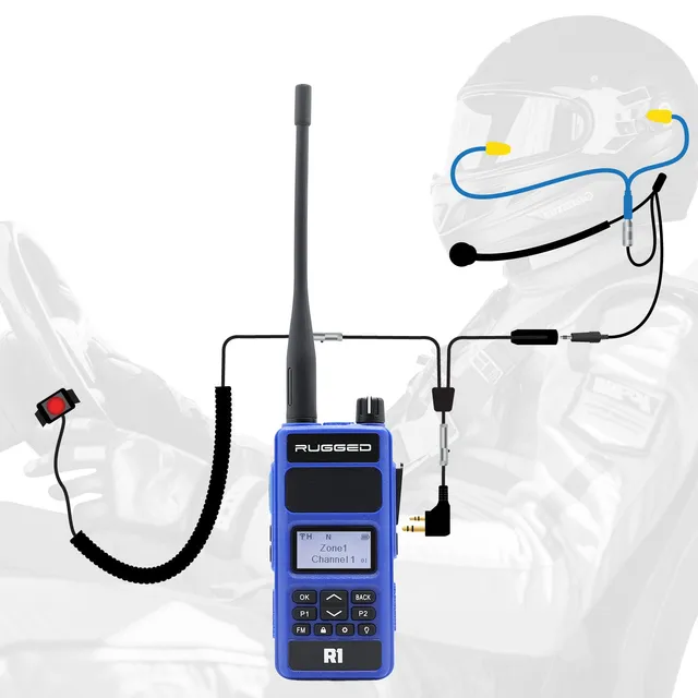 Rugged Air IMSA Kit Communication Pilote R1 Intercom câblé