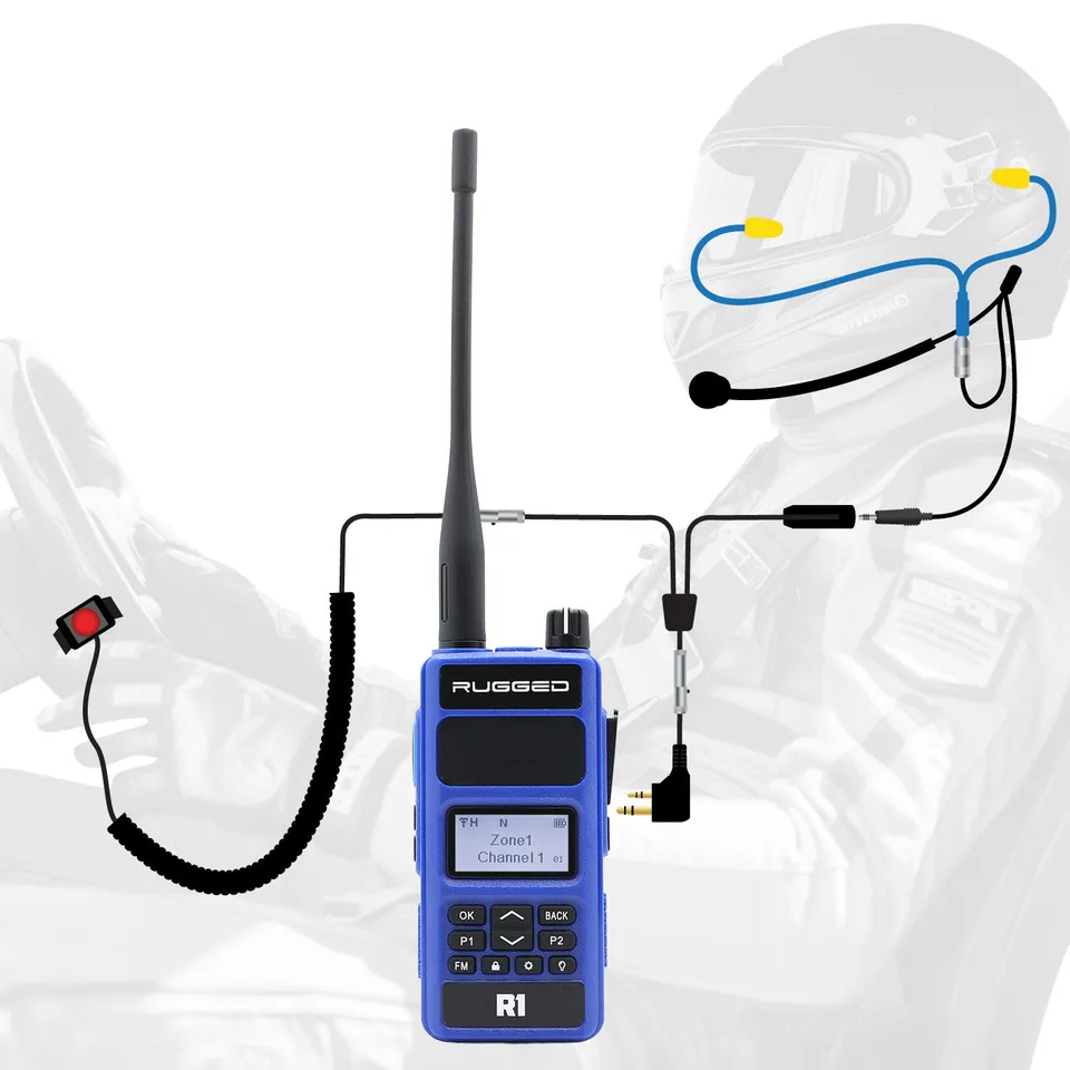 Rugged Air IMSA Kit Communication Pilote R1 Intercom câblé