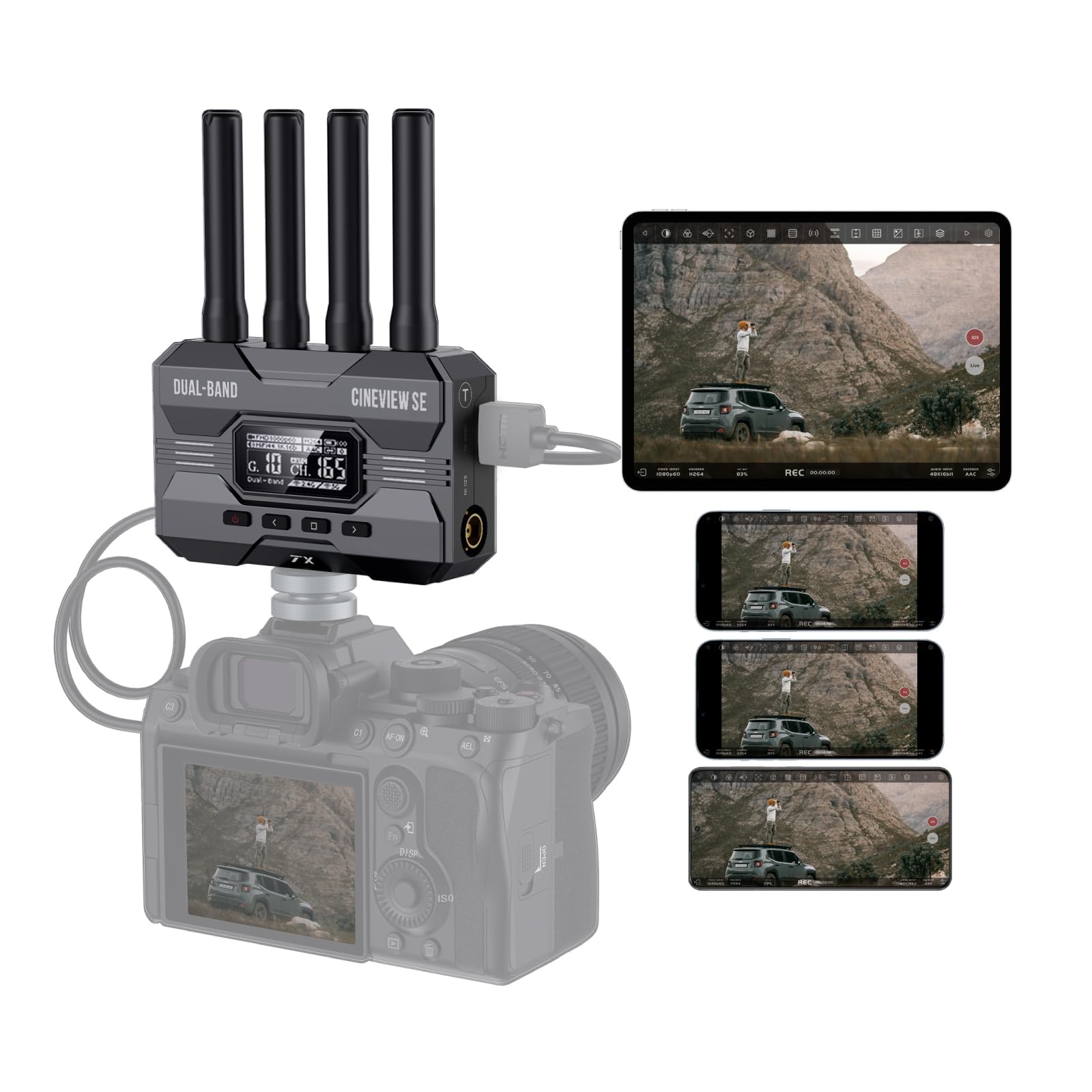 Accsoon CineView SE émetteur vidéo TX SDI HDMI 1080p 365m