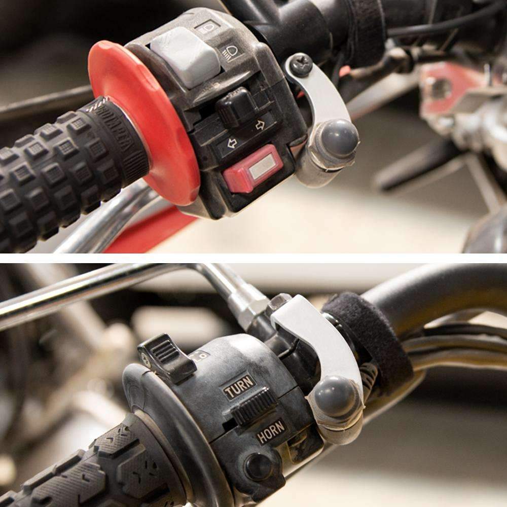 Rugged Air Race Series câble PTT moto fixation guidon Nexus