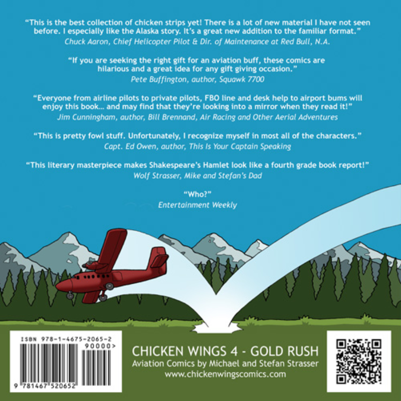 Chicken Wings Tome 4 Gold Rush BD aviation anglais 159 pages