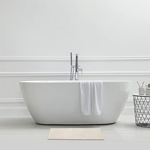 Levasseur Salle de bain Tapis Boudoir 50x80cm ivoire coton