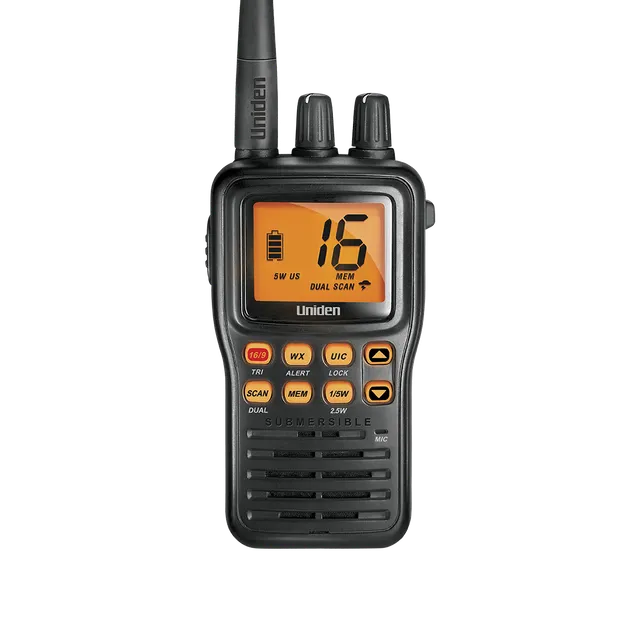 Uniden MHS75 VHF portable marine étanche IPX8