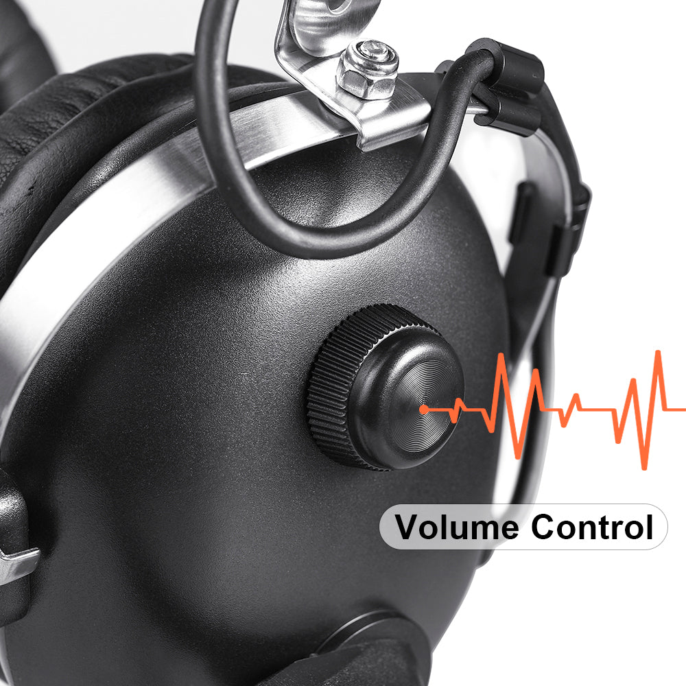 R Spider Aviation Headset ANR casque avion pilote cuir 52dB