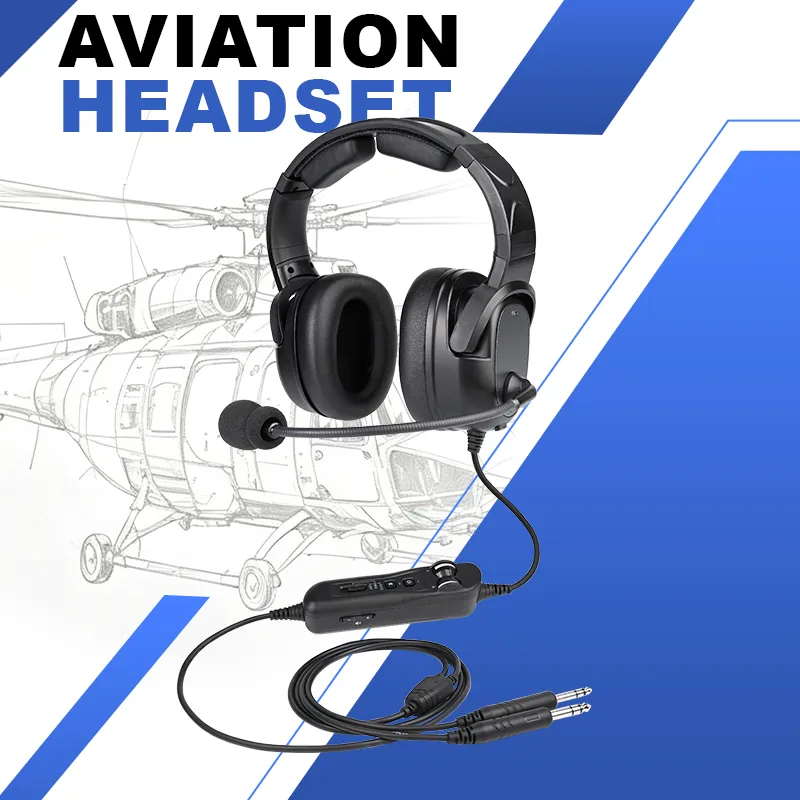 R Spider Wireless Aviation Headset casque ANR Bluetooth prise GA