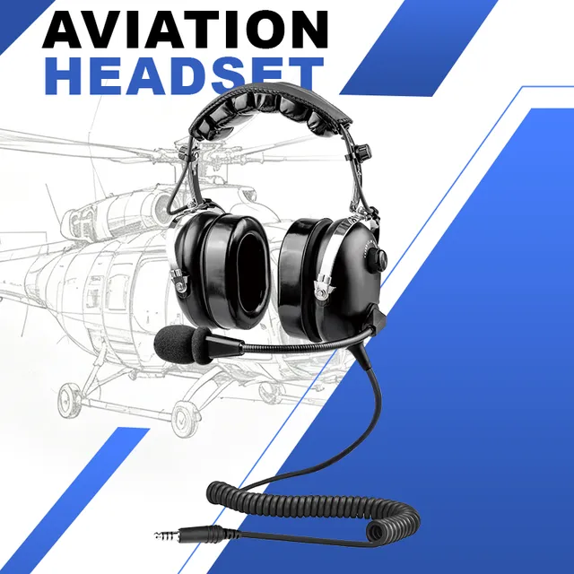 R Spider Wireless Aviation Headset casque PNR hélicoptère