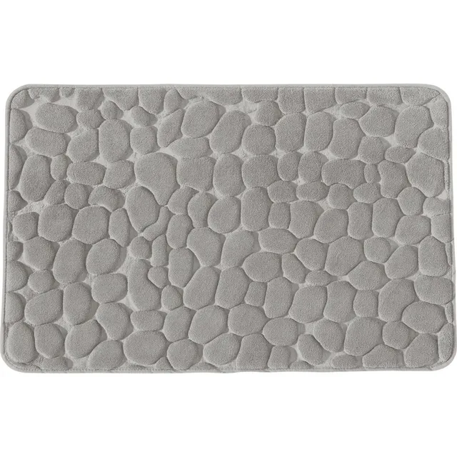 Levasseur Galet Tapis de Bain Mémoire de Forme Perle 50x80 Antidérapant