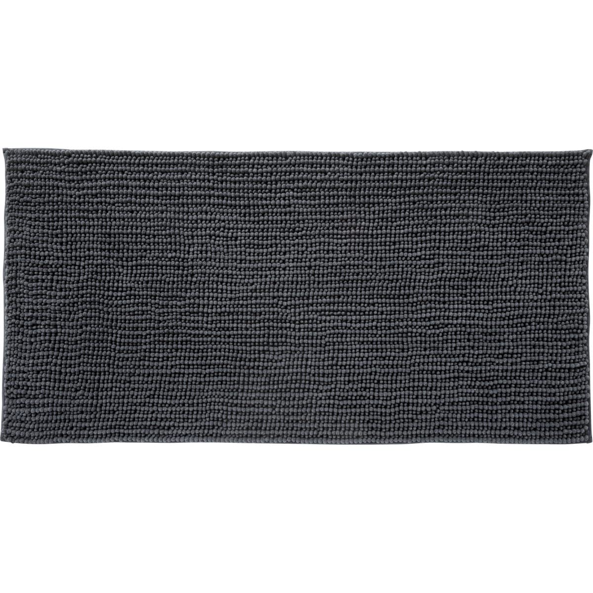 Levasseur Fani Tapis de Bain Chenille Anthracite 60x120 Ultra Doux