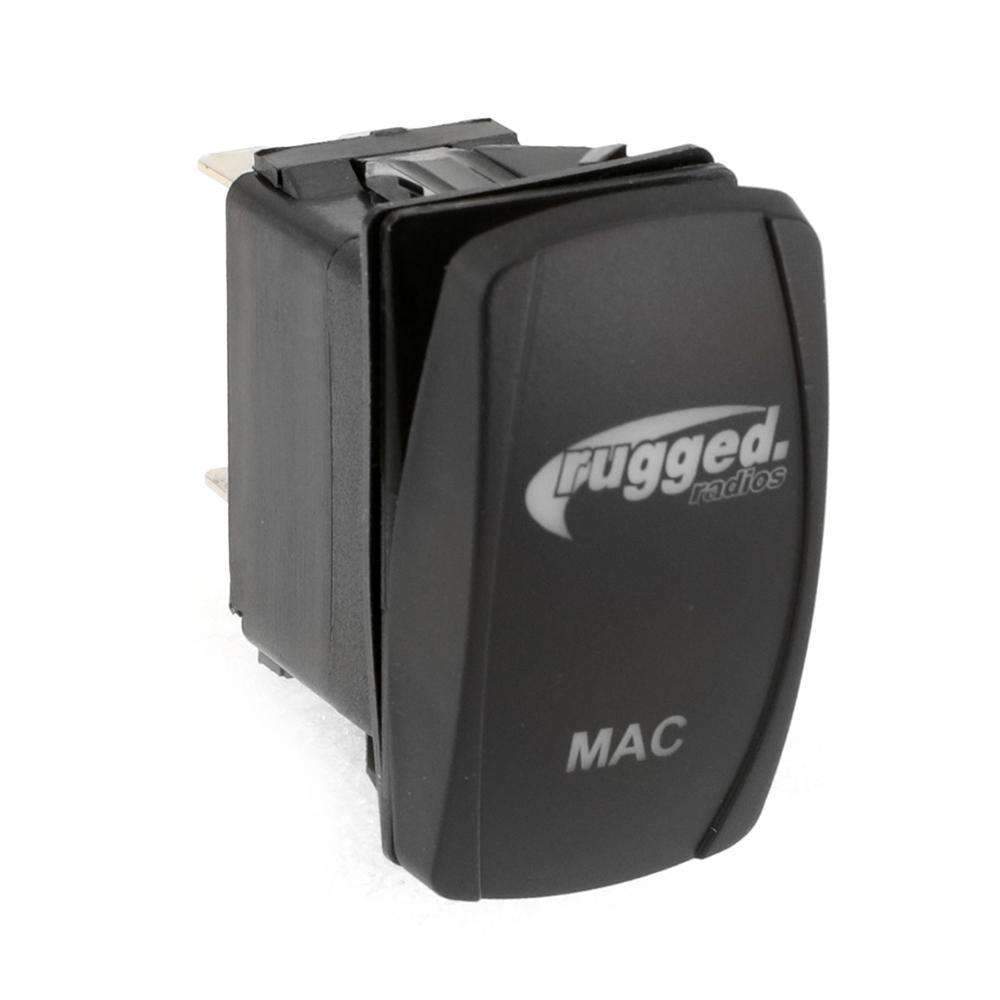 Rugged Air Interrupteur à Bascule Étanche LED Bleue 12V
