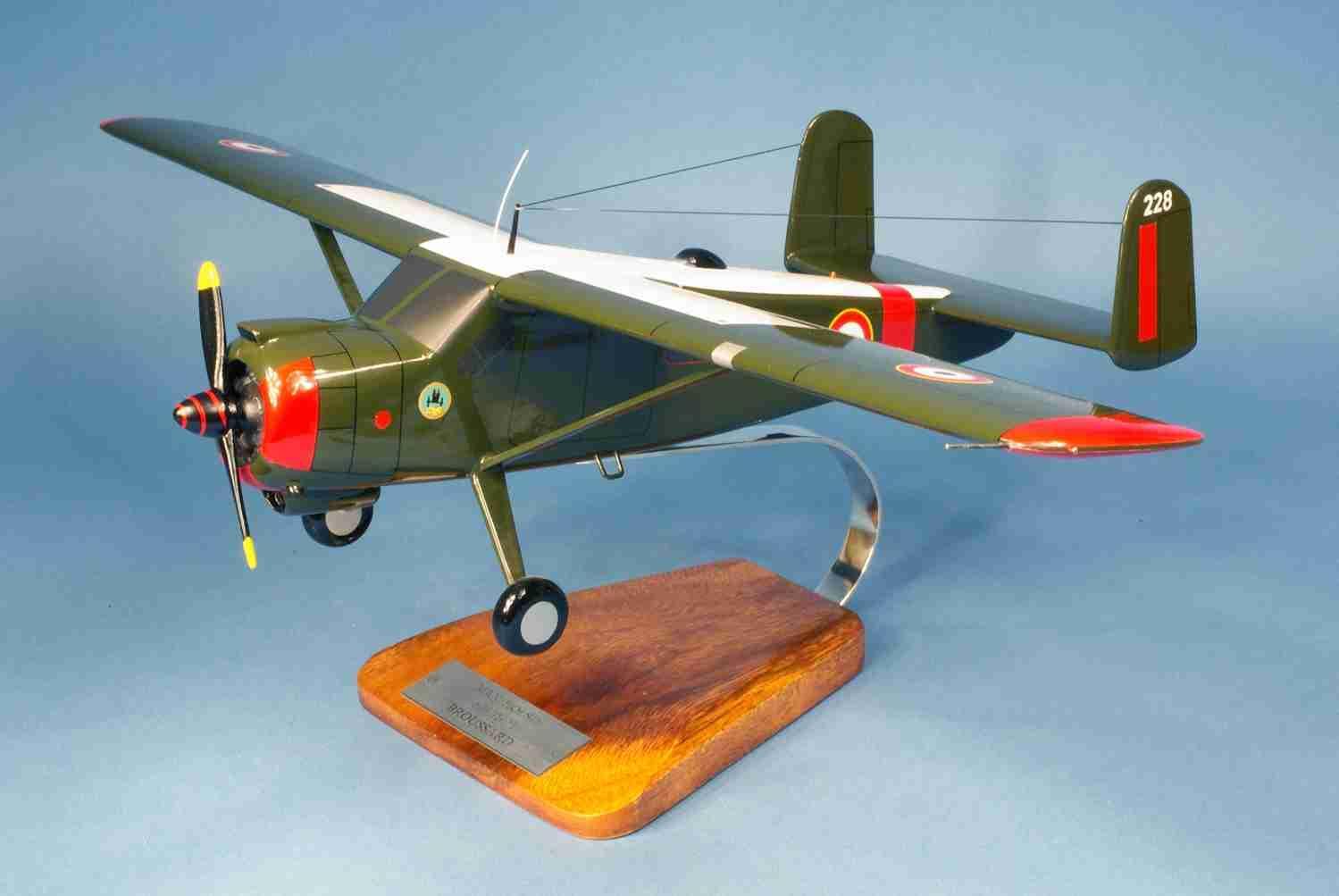 La Boutique du Pilote Broussard MH.58 maquette avion bois