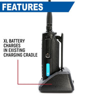 Rugged Air Batterie Radio RDH-X ABH7 3600mAh Li-Ion 7,4V